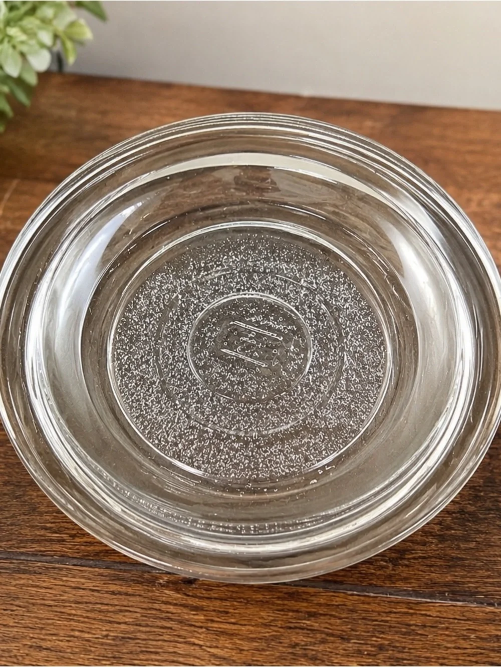 Libbey USA 250 Clear Glass Round Baking Dish 10” Vintage Casserole Pie Baker